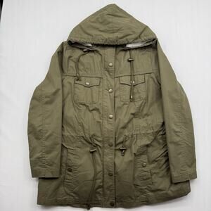 Ashley Outerwear By 26 international Hood Zip Pocket Jacket Xl Sherpa Utility